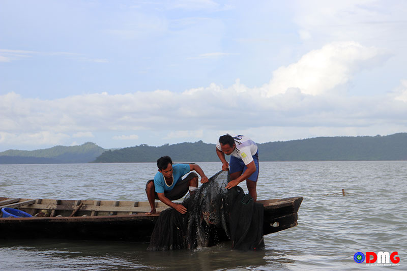 ငါးသယံဇာတ ရှာပါးလာမှုကြောင့် ကျောက်ဖြူတွင် ရေလုပ်သားများအချင်းချင်း အငြင်းပွားနေရ